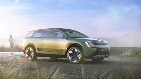 Konzeptstudie Škoda Vision 7S gibt Ausblick auf ein komplett neues E-Modell